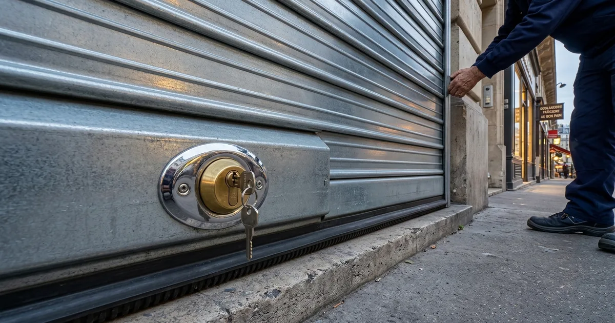 Hausse cambriolages 2026 : rideau métallique anti-effraction