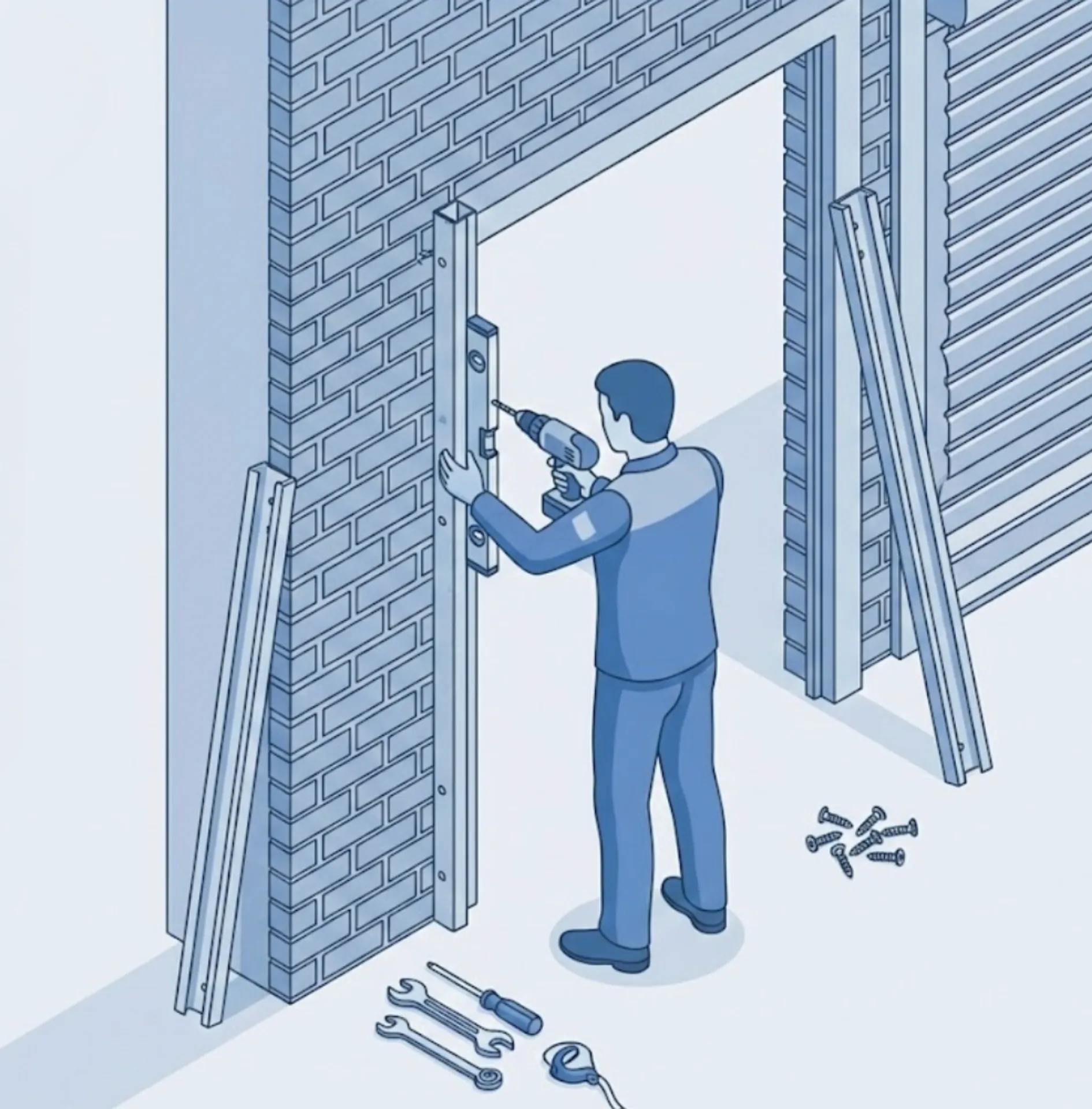 Installation de fermeture metallique sur-mesure dans le quartier du Sentier - DRM Paris 2